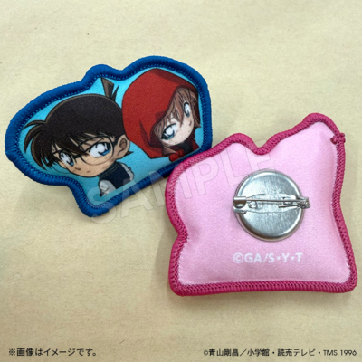 名探偵コナン アニメ30周年記念 デフォルメわたバッジ（4種） 名探偵