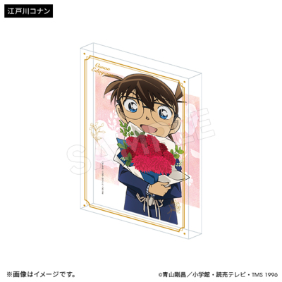 名探偵コナン アクリルブロック 花束ver. 名探偵コナン トムスショップ