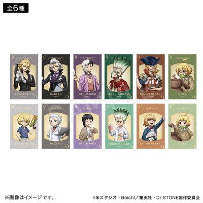 Dr.STONE�@�X�e�b�J�[�Z�b�g�@Journey of Growth ver.(6��)