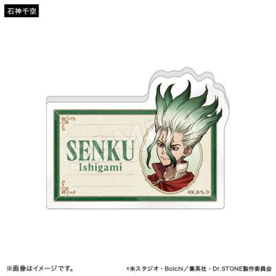 Dr.STONE アクリルネームバッジコレクション Journey of Growth ver