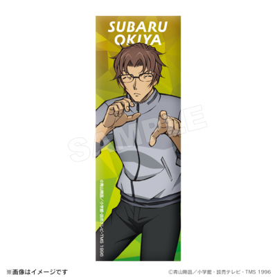 春商品 名探偵コナン のぼり風縦マグネット缶バッジ 沖矢昴 名探偵コナン トムスショップ