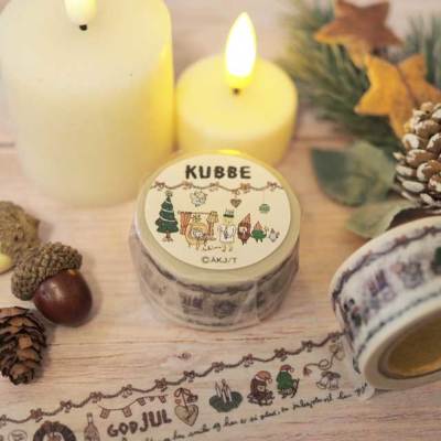 KUBBE マスキングテープ クリスマス（3種） KUBBE（キュッパ） トムス 