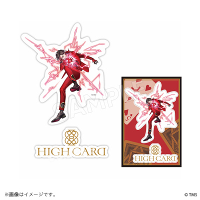 HIGH CARD ダイカットステッカー(5種) HIGH CARD トムスショップ