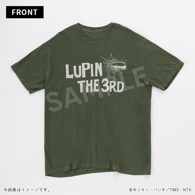 ルパン三世　半袖Tシャツ LUPIN THE 3RD グリーン／Apparel Edition