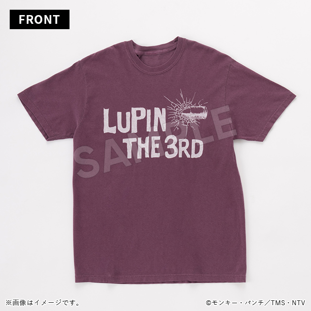 ルパン三世 半袖Tシャツ LUPIN THE 3RD ワインレッド／Apparel Edition