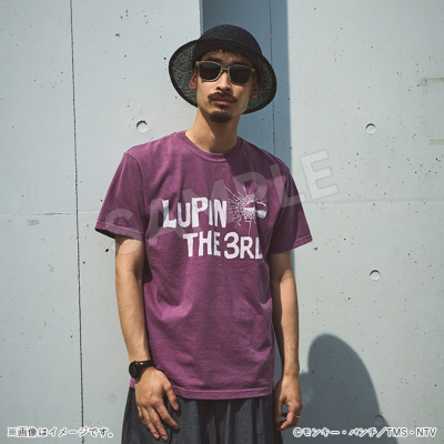 ルパン三世 半袖Tシャツ LUPIN THE 3RD ワインレッド／Apparel Edition