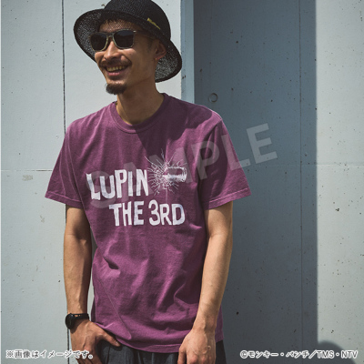 ルパン三世 半袖Tシャツ LUPIN THE 3RD ワインレッド／Apparel Edition