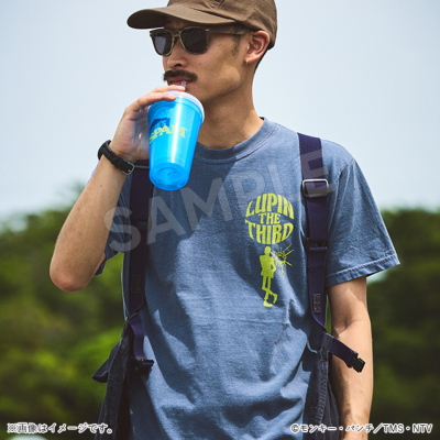ルパン三世 半袖Tシャツ ルパン ブルー／Apparel Edition ルパン三世