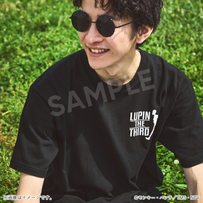 ルパン三世 半袖Tシャツ ヒストリー ブラック／Apparel Edition