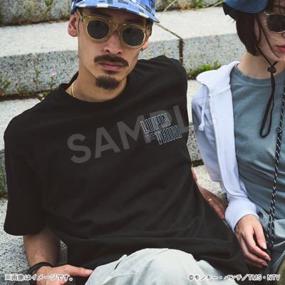 ルパン三世 半袖Tシャツ 不二子 ブラック／Apparel Edition
