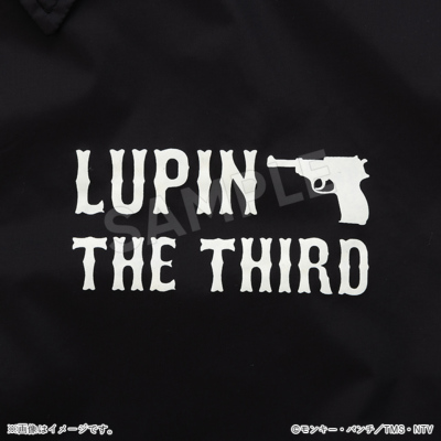 ルパン三世 コーチジャケット ブラック／Apparel Edition ルパン