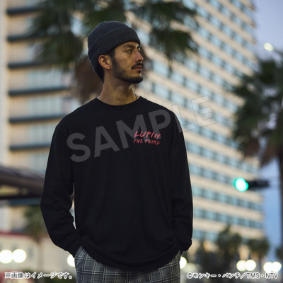 ルパン三世 長袖Tシャツ 次元 ブラック／Apparel Edition ルパン