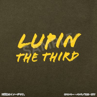 ルパン三世 長袖Tシャツ 次元 アーミーグリーン／Apparel Edition