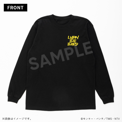 ルパン三世 長袖Tシャツ ルパン＆次元 ブラック／Apparel Edition