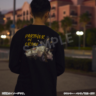 ルパン三世 長袖Tシャツ ルパン＆次元 ブラック／Apparel Edition