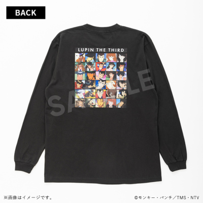 ルパン三世 長袖Tシャツ PART1~6 スモークブラック／Apparel Edition 