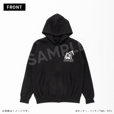 ルパン三世 ジップパーカー 次元 ブラック／Apparel Edition ルパン 