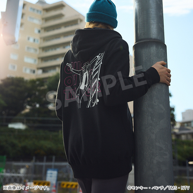 ルパン三世 ジップパーカー 次元 ブラック／Apparel Edition ルパン 