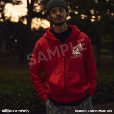 ルパン三世 ジップパーカー 次元 レッド／Apparel Edition
