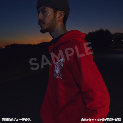 ルパン三世 ジップパーカー 次元 レッド／Apparel Edition