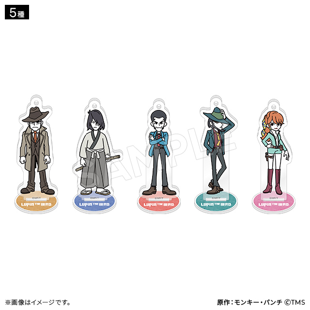 LUPIN THE ⅢRD展 日本橋 三越 限定 ルパン アクリルスタンド LUPIN THE ⅢRD展 日本橋 三越 ルパン アクリルスタンド