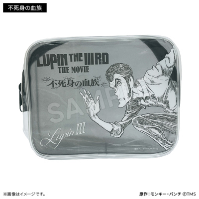LUPIN THE IIIRD PVCクリアポーチ（5種） LUPIN THE IIIRD THE MOVIE