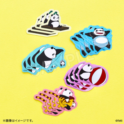 パンダコパンダ 缶フレークシール(ホワイト) パンダコパンダ