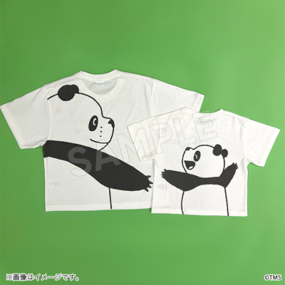 ぱぱんだパンダ　punpeebim tシャツ パンダコパンダ なかよしTシャツ おとな | どんぐり共和国そらのうえ店