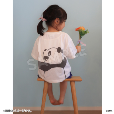 let'sパンダ⭐︎(子供用Tシャツ×2 なんだぱんだT/キッズサイズ | 白Tどうぶつ園