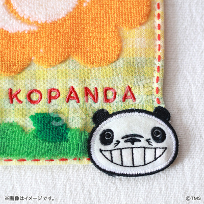 パンダコパンダ アップリケミニタオル にっこり パンダコパンダ トムス