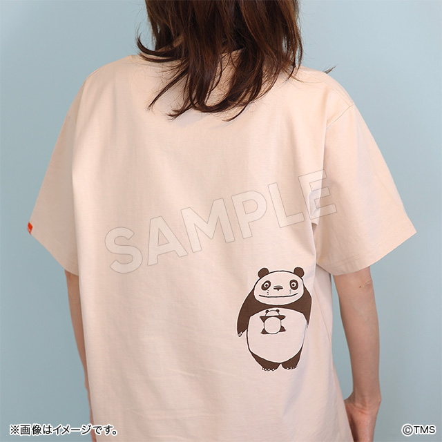 パンダ　ちぃましゃ衣装　コサージュ付きえんじジャケット　Tシャツ パンツ PANDIESTA JAPAN 半袖Tシャツ 十五夜パンダ パンディエスタ