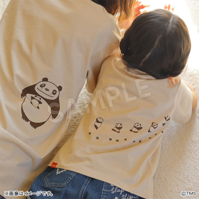 パンダコパンダ なかよしTシャツ だっこ こども パンダコパンダ トムス