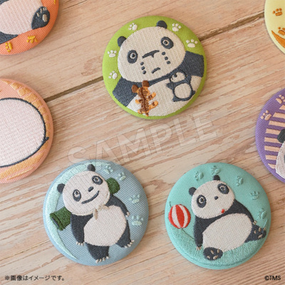 パンダコパンダ ブラインド刺繍缶バッジコレクション(全10種)【BOX