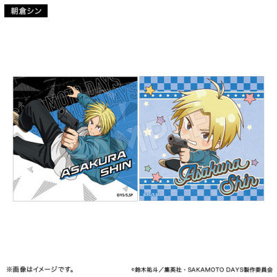 SAKAMOTO DAYS ブラインドスクエアステッカーセット アクションver