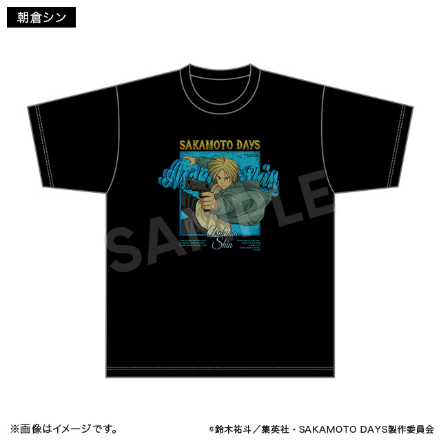 SAKAMOTO DAYS Tシャツ アクションver. 朝倉シン SAKAMOTO DAYS トムス