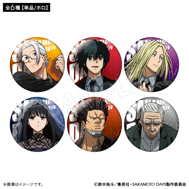サカモトデイズ　シン　ターゲットブロマイド　缶バッジ　ウエハース　アトコ SAKAMOTO DAYS ブラインド缶バッジ ORDER ver. ホロ（全6種）【単品