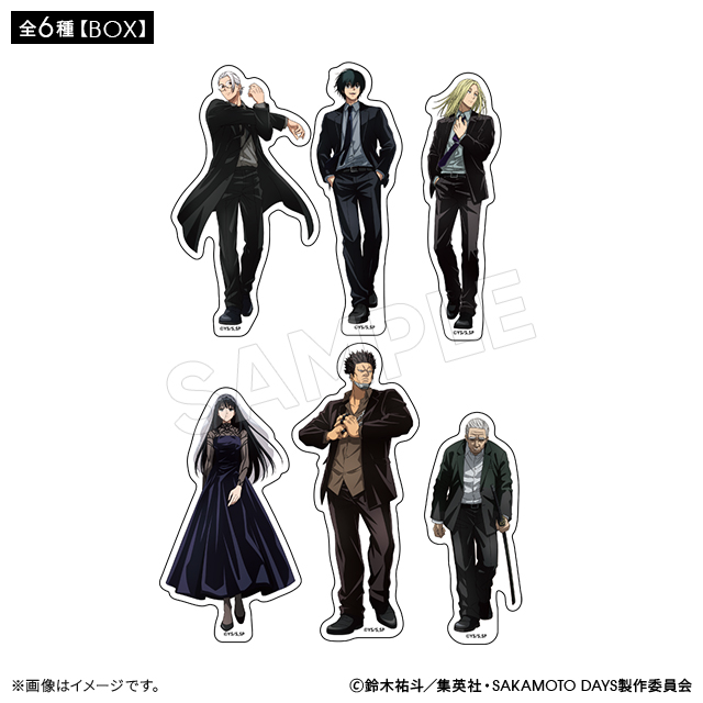 SAKAMOTO DAYS ブラインドダイカットステッカー ORDER ver.（全6種